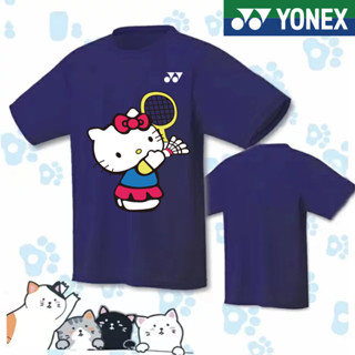 Yonex เสื้อยืดแขนสั้น แบบแห้งเร็ว เหมาะกับการเล่นกีฬาปิงปอง สําหรับผู้ชาย และผู้หญิง