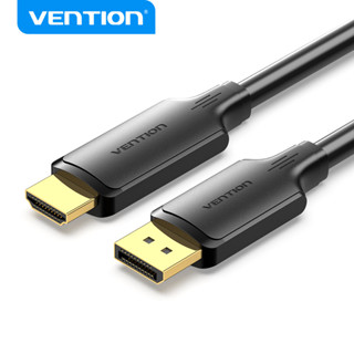 Vention พอร์ตแสดงผล เป็นสาย HDMI ชุบทอง DP เป็น HDMI ตัวผู้ 4K 30Hz Full HD สําหรับคอมพิวเตอร์ PC HDTV มอนิเตอร์ โปรเจคเตอร์