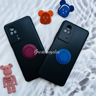 Xiaomi Redmi K60E 6.67 นิ้ว เคสโทรศัพท์ ซิลิโคน TPU นิ่ม ฝาครอบป้องกัน พร้อมแหวนแม่เหล็ก ที่วางโทรศัพท์ในรถ