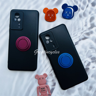 Xiaomi Redmi K60E 6.67 นิ้ว เคสโทรศัพท์ ซิลิโคนนิ่ม ป้องกัน TPU นิ่ม พร้อมแหวนแม่เหล็ก ที่วางโทรศัพท์ในรถ