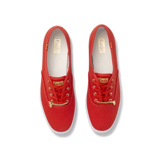 Promo original 2023 Keds (ฟรีถุงเท้าสองคู่) รองเท้าผ้าใบลําลอง สีขาว แฟชั่นสําหรับสตรี