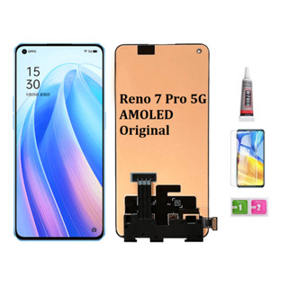 Amoled หน้าจอสัมผัสดิจิทัล LCD สําหรับ Reno 7 Pro 5G