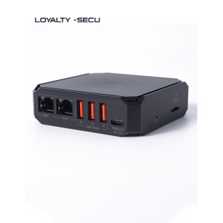 Loyalty-secu เซิร์ฟเวอร์เครือข่าย WiFi ไร้สาย บลูทูธ พร้อมพอร์ต USB 3 พอร์ต รองรับสามส่วนเครือข่ายที่แตกต่างกัน