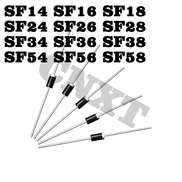 20~50 ชิ้น SF14 SF16 SF18 SF24 SF26 SF28 SF34 SF36 SF38 SF54 SF56 SF58 ไดโอดกู้คืนเร็วสุด ๆ