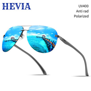 Hevia แว่นตากันแดด เลนส์โพลาไรซ์ UV400 สําหรับผู้ชาย และผู้หญิง PG025