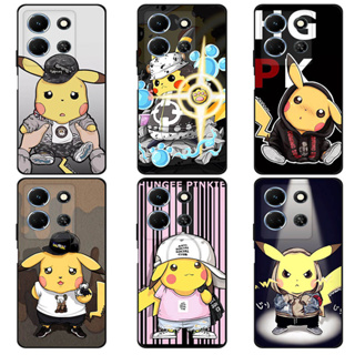 เคส Infinix Note 30i Case การ์ตูน Pokemon Pikachu เคสซิลิโคน Soft TPU โทรศัพท์มือถือ Back เคส