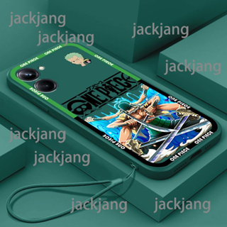 เคสโทรศัพท์มือถือ ซิลิโคนนิ่ม ลาย One Piece สีรุ้งน่ารัก สําหรับ OPPO REALME 10 4G