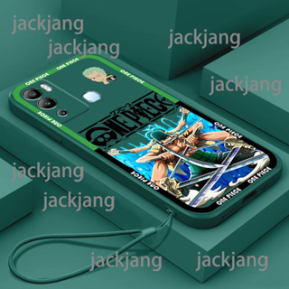 Infinix HOT 12I เคสโทรศัพท์ ซิลิโคนนิ่ม ดีไซน์ใหม่ สายรุ้ง น่ารัก One Piece OP เคส