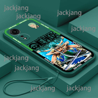 เคสโทรศัพท์มือถือ ซิลิโคนนิ่ม ลาย One Piece สีรุ้ง สําหรับ OPPO A78