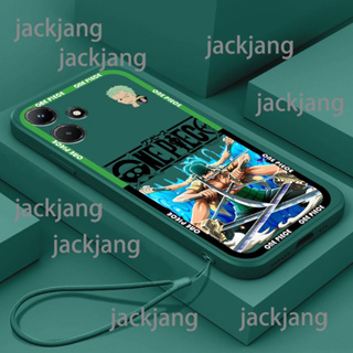 Infinix HOT 30I เคสโทรศัพท์ ซิลิโคนนิ่ม ดีไซน์ใหม่ สายรุ้ง น่ารัก One Piece OP เคส