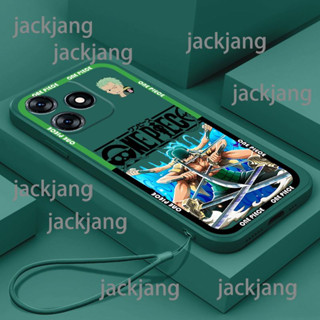 เคสโทรศัพท์มือถือ ซิลิโคนนิ่ม ลาย One Piece สีรุ้ง สําหรับ TECNO spark 10 10C