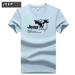 JEEP SPIRIT 1941 ESTD ใหม่ เสื้อยืดลําลอง แขนสั้น ทรงหลวม แห้งเร็ว สําหรับผู้ชาย เหมาะกับการวิ่ง เล่นกีฬา ฟิตเนส