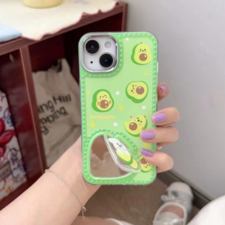 เคสโทรศัพท์มือถือ tpu แบบนิ่ม ลายอะโวคาโด สําหรับ iPhone 14 14promax 14pro 11 12 12PRO 12PROMAX 13 13pro 13promax