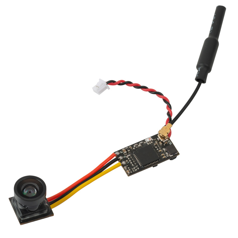 Rc Micro กล้อง FPV AIO 5.8G 25MW 40CH 800TVL เครื่องส่งสัญญาณ LST-S4 + กล้อง FPV พร้อม OSD สําหรับเครื่องบินแข่งรถ