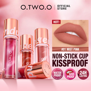 O.TWO.O Lip Tint Matte Long Lasting Waterproof Ultra Stay Lolepop Lipgloss Smooth Lightweight NON-STICK CUP Lip Makeup