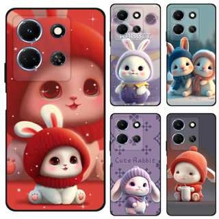 เคส Infinix Note 30i Case การ์ตูน Cute Rabbit Soft TPU เคสซิลิโคน โทรศัพท์มือถือ เคส