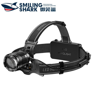 Smilingshark TD8018 ไฟหน้า LED ไฟคาดหัว M77 ไฟหน้า Super Bright 3 โหมด Zoomable Type-C ชาร์จใหม่ได้กันน้ำสำหรับแคมป์ปิ้งกลางแจ้งล่าสัตว์ตกปลา