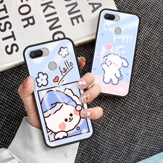 เคสโทรศัพท์มือถือกระจกนิรภัย TPU แบบนิ่ม ขอบแข็ง กันกระแทก สําหรับ Redmi 6 Redmi 6 เคส