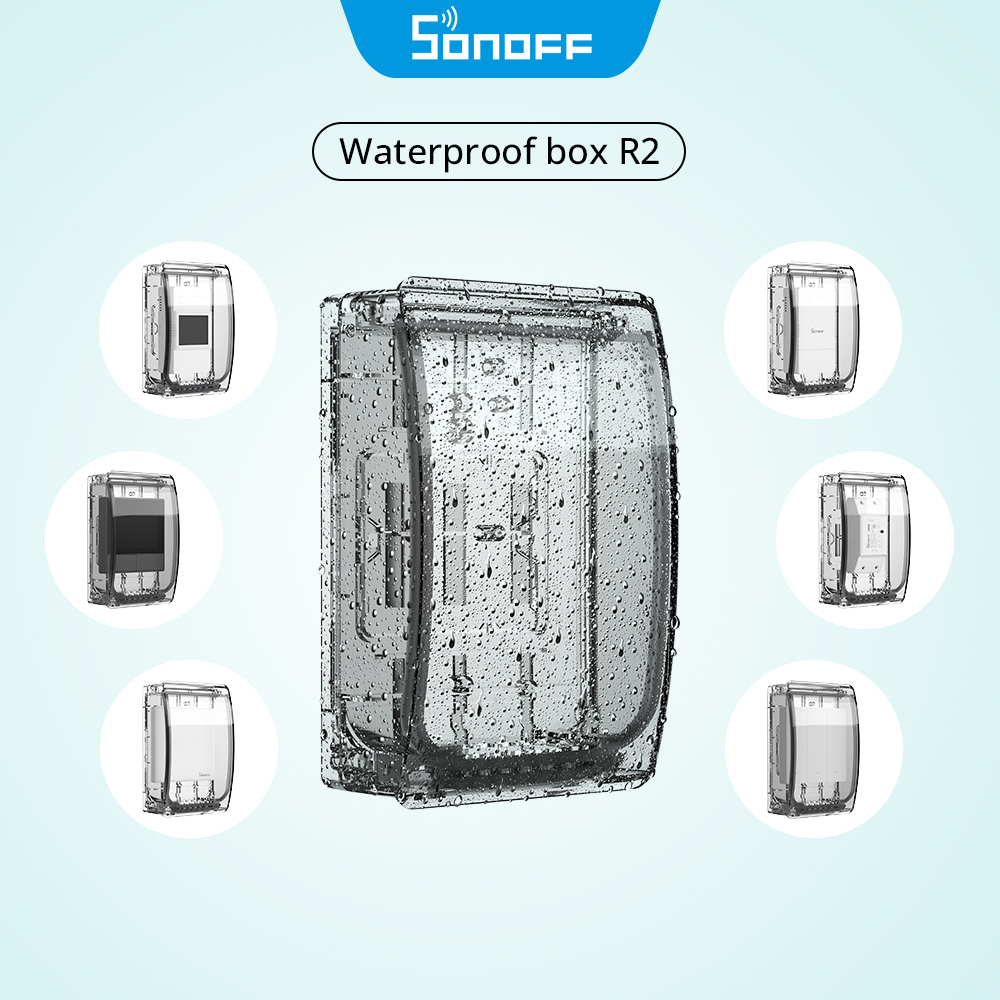 Sonoff กล่องกันน้ํา R2 กันน้ํา เข้ากันได้กับ SONOFF TH Elite/Origin POW Elite/Origin M5/ NSPanel