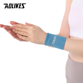 Aolikes 1 ชิ้น สายรัดข้อมือ เหงื่อ กีฬา สายรัดข้อมือ ผู้ชาย ผู้หญิง เทนนิส บาสเก็ตบอล วิ่ง ยิม ออกกําลังกาย ระบายอากาศ รองรับข้อมือ ป้องกัน