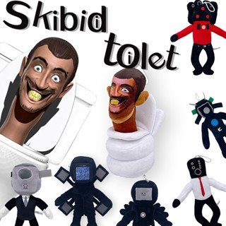 Rytanda Skibidi Toilet ของเล่น ตุ๊กตาการ์ตูนอนิเมะสยองขวัญ สําหรับเด็ก 30cm