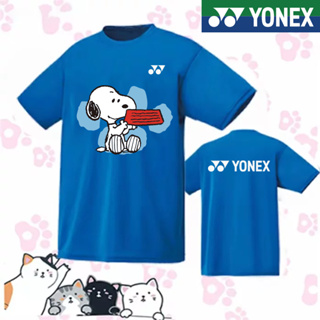 Yonex ใหม่ เสื้อยืดลําลอง แขนสั้น พิมพ์ลายปิงปองแบดมินตัน แห้งเร็ว เหมาะกับฤดูร้อน สําหรับผู้ชาย ผู้หญิง 2023