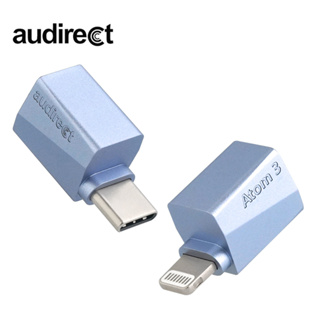 Audirect ATOM3 ESS9280 AC Pro เครื่องขยายเสียงหูฟัง DAC แบบพกพา 3 DSD512 เอาท์พุต 3.5 มม. SE USB Type C อินพุตไลท์เทนนิ่ง แอมป์ DAC