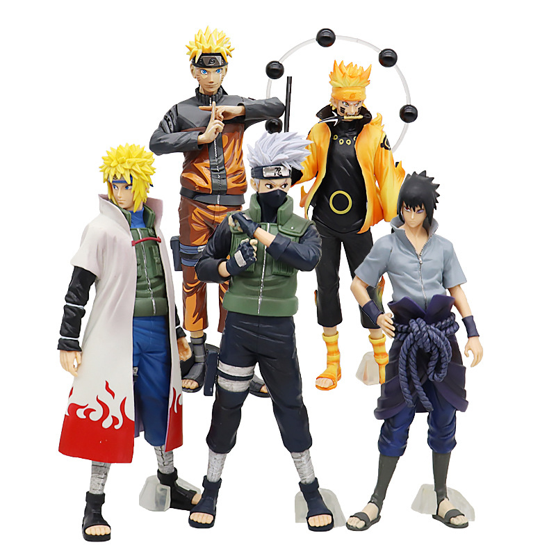 โมเดลฟิกเกอร์ PVC อนิเมะนารูโตะ Uzumaki Naruto Uchiha Sasuke Kakashi Namikaze Minato Rikudousennin Modo ของเล่นสําหรับเด็ก 1 ชิ้น