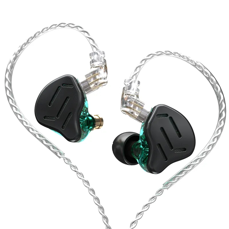 Kz ZAX ชุดหูฟังอินเอียร์ 16 ยูนิต HIFI Bass เทคโนโลยีไฮบริด ตัดเสียงรบกวน 7BA+1DD สําหรับเล่นกีฬา