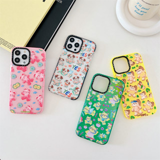 [Case Tify] เคสโทรศัพท์มือถือแบบนิ่ม TPU ใส กันกระแทก ลายสติกเกอร์สุนัขตลก สําหรับ iPhone 11 Pro Max X XR XS Max 6 7 8 Plus 12 13 Mini