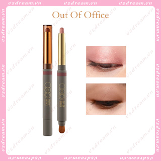 Outofoffice Nourishing Pen OOO อายแชโดว์ สองหัว เนื้อแมตต์ EB02 ประสิทธิภาพสูง เปื้อนง่าย สําหรับสํานักงาน