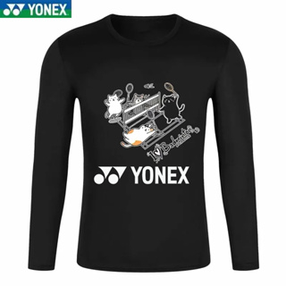 เสื้อกีฬาแบดมินตัน Yonex แบบแห้งเร็ว ระบายอากาศได้ดี แฟชั่นฤดูร้อน สําหรับผู้ชาย และผู้หญิง 2023