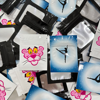 ถุงซิปล็อค ลายการ์ตูน ขนาด 6*8 ซม. สําหรับใส่ขนม ลูกอม ของขวัญ 100 ชิ้น
