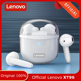 Lenovo XT96 TWS ชุดหูฟังบลูทูธ ชุดหูฟังเล่นเกม ดีไซน์ใหม่ พร้อมไมโครโฟน ซับวูฟเฟอร์ ที่อุดหูไร้สาย ที่แท้จริง IOS Android สากล ของแท้ 100%