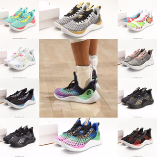 รองเท้ากีฬา รองเท้าบาสเก็ตบอล รุ่น Curry 10 HOVR สําหรับผู้ชาย และผู้หญิง