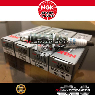 หัวเทียนเลเซอร์อิริเดียม DILKAR7D11H NGK 90565 สําหรับ Nissan Serena C26 X-Trail T32 4 ชิ้น