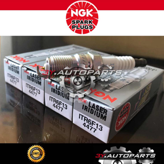 หัวเทียนเลเซอร์อิริเดียม ITR6F13 NGK (4 ชิ้น) สําหรับอัพเกรด Ford Focus Proton Persona Sage BLM FLX Exora CPS Waja CPS NGK 4477