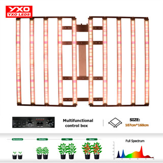 1000W ไฟบาร์ ไฟปลูกต้นไม้ Samsung LM301H led grow light ไฟปลูกต้นไม้ full spectrum หรี่แสงได้ด้วยตัวจับเวลา