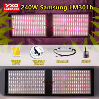 2400W Grow Lights Samsung LM301H/LM282B Led Grow ไฟเติบโตไฟหรี่แสงได้เพื่อเร่งการเจริญเติบโตของพืช