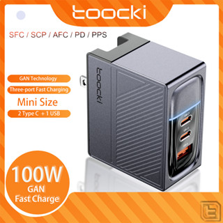 Toocki อะแดปเตอร์ชาร์จ 100W PD3.0 PPS AFC SCP ชาร์จเร็ว สําหรับแล็ปท็อป แท็บเล็ต โทรศัพท์