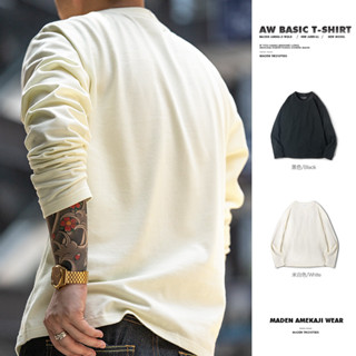 เสื้อยืดแขนยาว ผ้าฝ้าย พิมพ์ลาย Maden Classic Basic 300 กรัม