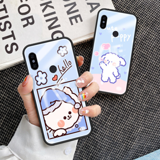 เคสโทรศัพท์มือถือกระจกนิรภัย TPU แบบนิ่ม ขอบแข็ง กันกระแทก สําหรับ Redmi Note 5 Redmi Note 5 Pro เคส