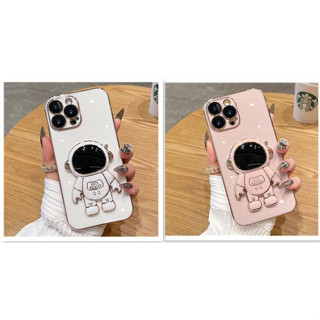 เคสโทรศัพท์มือถือ ลายการ์ตูนนักบินอวกาศ พร้อมขาตั้ง สําหรับ Tecno POVA2 Tecno POP 5 LITE Spark Go 2020 6 Go 6 Air Spark 5 Air Go 2022 Spark 7 7PRO 8PRO CAMON18 CAMON18P