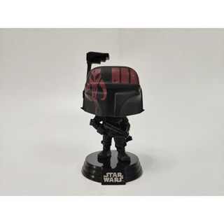 ฟิกเกอร์ Star Wars Anime Bobble Head ขนาด 3.9 นิ้ว #297 โมเดล B-Fett PVC สีดํา ไม่มีกล่อง