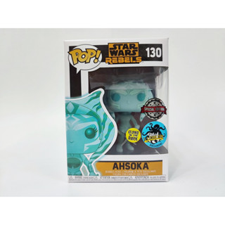 ฟิกเกอร์ Star Wars Anime Bobble Head ขนาด 3.9 นิ้ว #130 Ahsoka ของเล่น PVC