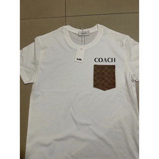 พร้อมส่ง COACHI เสื้อยืดหนัง พร้อมป้ายแท็ก และป้ายฉลาก