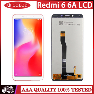 Original Xiaomi Redmi 6 6A จอแสดงผล LCD หน้าจอสัมผัส Digitizer แบบเปลี่ยน