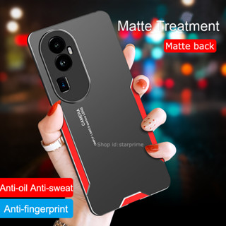 OPPO Reno 10 Pro + 5G / Reno 10 Pro / Reno 10 เคสฝาหลังโลหะอลูมิเนียม เนื้อด้าน หรูหรา