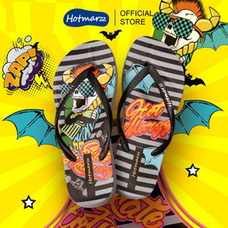 Hotmarzz รองเท้าแตะเด็ก สัตว์ประหลาดค้างคาวสเก็ตบอร์ด HM6596