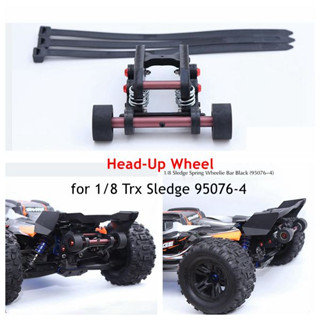 ล้อไนล่อน อุปกรณ์เสริม สําหรับรถบังคับ 1/8 Trx Sledge 95076-4